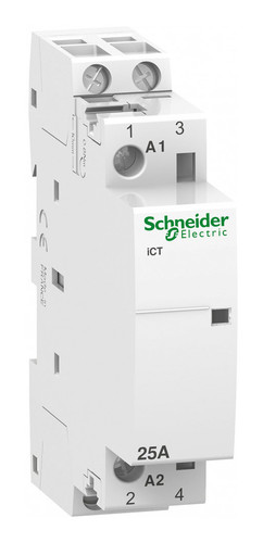 Модульный контактор Schneider Electric iCT 2P 25А 230/127В AC