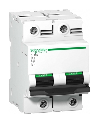 Автоматический выключатель Schneider Electric Acti9 2P 63А (C) 10кА