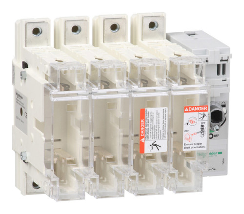 Рубильник с предохранителем Schneider Electric TeSys GS 125А 4P, 00