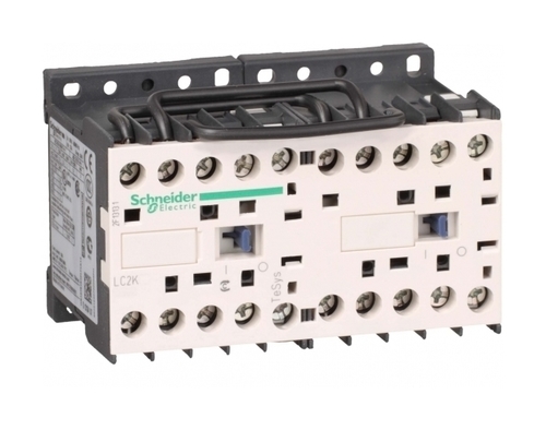 Реверсивный контактор Schneider Electric TeSys LC2K 3P 6А 400/42В AC 2.2кВт