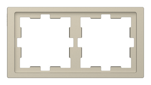 Рамка 2 поста Schneider Electric MERTEN D-LIFE, песочный